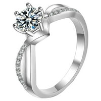 Dan Fledorashia Mother Day Pokloni modni nakit prstenovi za žene Romantični vjenčani nakit Božićni poklon
