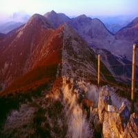 Mountain, Kinonska visina, Tweeddale, Škotske granice, Škotska poster Print