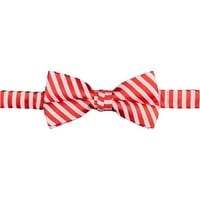 Muški božićni bombonski trski crvena bijela pruga prethodno vezana luk kravata, muške podesive presvećene