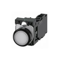 Siemens osvetljeni push dugme, bijeli,, LED 3SU1102-0AB60-1FA0