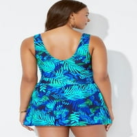 Kupaći kostimi za sve ženske plus veličine V-izreza na havajski tropsko