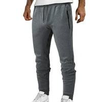 Duks entyinea za muškarce lagane prozračne elastične obloge trčanja na otvorenom sportske hlače tamno siva 3xl