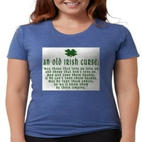 Cafepress - Stara irska kletvica majica za žensku deluxe majicu - Ženska majica Tri-Blend