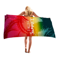 Žene Ljeto Veliki ručnik za plažu Rainbow bikini Prekrivač za odrasle djeca Brzo suhi surf pokrivač