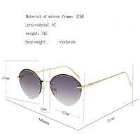 Metalna polovica sunčane naočale UV zaštite od metalnih naočala za klizanje metala za sportski ribolov