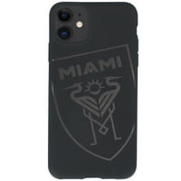 Crni Inter Miami CF iPhone nagnut štit Soft Mat Case