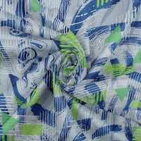 Onuone Rayon sivkasto plave tkanine i teksture Quilting zalihe ispisa šivaće tkanine sa dvorištem širom