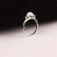 Nakit za čišćenje ispod $ Verpetridure Exquisite Ženski prsten ovalni rez vatreni-opal nakit za rođendan