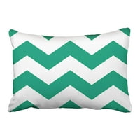 Smaragd Green Chevron zigzag jastučni jastuk za jastuk