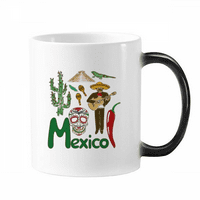 Meksiko Nacionalni simbol Landmark uzorak Promjena krigne boje morfiranje hlapne hlapne hladnjake s ručkama ml
