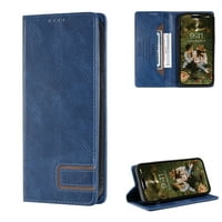 Dteck za novčanik Samsung Galaxy S Plus sa nosačem kreditne kartice RFID, premium PU kožni magnetni flip folio otporan na udarce za žene muškarci, plavi