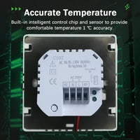 WiFi pametni termostatski regulator temperature za električni grijanje LCD ekran na dodirnim zaslonom Programiraj programibilni upravljački kontroli za podno grijanje Termostati za kućni uredski hotel