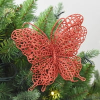 WirlSweal Set Decrect izdubljeni simulacija PVC Creative Merry Božić Leptir Ornament za dom