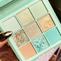 Prijenosni Shimmer dugotrajni dnevni paletni set mint s lilac