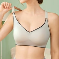 Cotonie Women Sexy Butterfly Back Torp BRA WIRE Besplatno Donje rublje Osnovni prsluk Stil Sports Donje