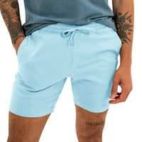 Muški kratke hlače Ležerne prilike za pravljenje punog ispisa Pješačenje za pješačenje Ribolov Teret Shorts Light Blue XXL
