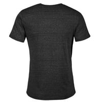 Marvel VINOM: Neka bude mršav majica za mahunu - kratka rukava pomiješana majica za odrasle - prilagođeno-crnim