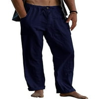 Capreze muške vučne hlače za plažu elastične struk joga salonske pantalone Padžamas hlače