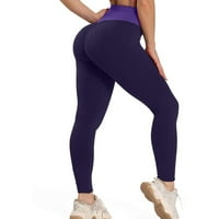 Airpow Clearsance ženska modna rasteza yoga tajica fitness trčanje teretane Hlače Aktivne hlače ljubičaste