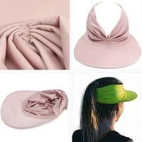 Proljeće i ljetni modni ženski šešir za sunčanje Vanjski anti-UV fleksibilni odrasli prazan gornji poklopac