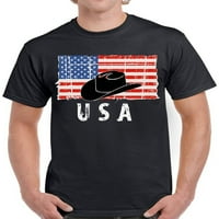 Košulje za muškarce - 4. jula Kaubojski šešir SAD Grafički patriotski odjeća