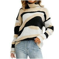 Džemper za žene casual turtleneck dugih rukava turtleneck pulover