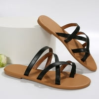 Pseurrlt Ljetne ženske cipele Ženske sandale klinove Bohemijske cipele Ženske papuče