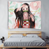 Demon Slayer Anime Tapisestar crtani poster zid viseći dekor dekor dekor Sobe Tapisery zidni zid viseći