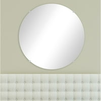 Korište modernog okvirnog naglasnog ogledala, oblik: okrugli, ukupni težina proizvoda: lb