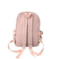Modne djevojke knjigovodbene japtop studentica kawaii ramena torba ruksak tinejdžeri školske torbe slatka putovanja-ljubičasta