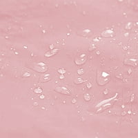 Sksloeg kabanica za žene vanjske kišne jakne vodootporne kapuljače na kapuljaču, ružičasta 3xl