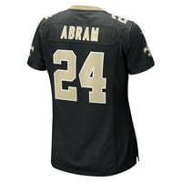 Ženski Nike Johnathan Abram Black New Orleans Saints Nike Ženski dres tima