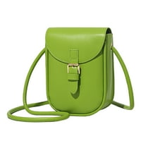 Modna preklopna torbica Ležerne prilike pune kožne torbe za pališu meka čvrsta boja za žensko zeleno