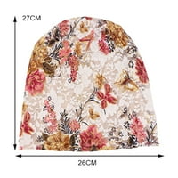 Adviicd Termalni šešir za muškarce Ženska sklopiva mreža ručno rađena cvjetna čipka Ispis pamuk zimski