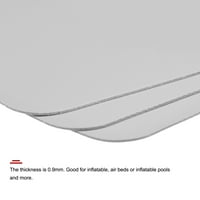 Uxcell PVC patch x x za prekrivanje rupa na kanuima Boat Sive Pack