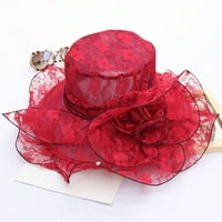 Turistička lady Derby haljina Church Cloche Hat Bow Bucket Wedding Bowler Hats