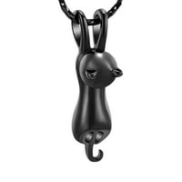 Privjesak ogrlicu Cat Urn Privjesci 3D Izjava Nakit Poklon Ogrlica sa ogrlicama za glatku površinu za žene djevojke