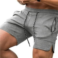 LoyisVidion muške hlače čišćenje ljetnih kratkih hlača Capris muške hlače labave muške čipke Up Sportske