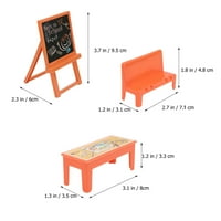 Hemoton mini pejzažni model modela scene u učionici Model tablice Blackboard Desk model