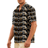 Fraigo muške havajske majice kratki rukav luksuzni ispis casual gumba dolje dress majica top za muške momke, -8xl