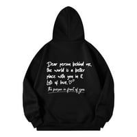 HFolob dukseri za ženske riječi grafički duks vintage hoodie trendy dukseri kawaii preferira dugi rukav