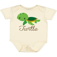 Inktastična mala kornjača poklon baby boy ili baby girl bodysuit