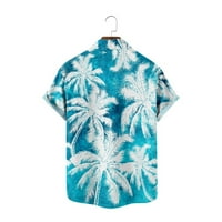 HFYIHGF Havajska majica za muškarce Ležerne ljetne tropske plaže Unise kratki rukav s majicom Odštampani odmor T Odmor