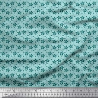 Limoi pamučna patch tkanina i cvjetna umjetnička ispisa šiva šipka