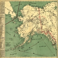 Aljaska ,, Panoramska karta