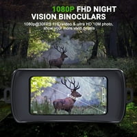 1080p Digitalna infracrvena noćna vizija Binokularni mrak digitalni zumiranje teleskopske naočale