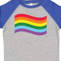 Inktastična zastava ponosa u grunge poklon dječački majica malih majica ili majica mališana