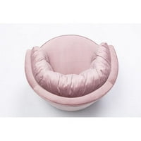 Moderna okretna stolica za okretnu akcent za kućnu dnevnu sobu Moderna stolica za slobodno vrijeme Pink