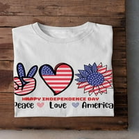 Mir Love Amerika Majica Muškarci -Mage by Shutterstock, muško mali