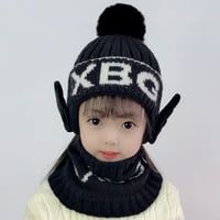 Šeširi za ženske zimske pletene šal s morskom šalcom COIF Zimskog djeteta pletene ženske kape